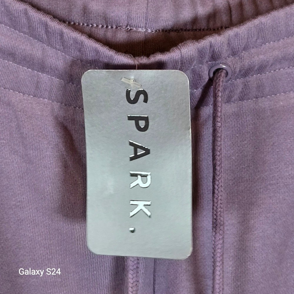 SPARK Mens XXLarge XXL Amethyst Purple Mid Weight Jogger Sweatpants‎ 100 Cotton